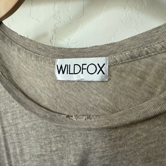 Wildfox|Distressed tan horse print tee,burnout style•••boho novelty print - Picture 9 of 13